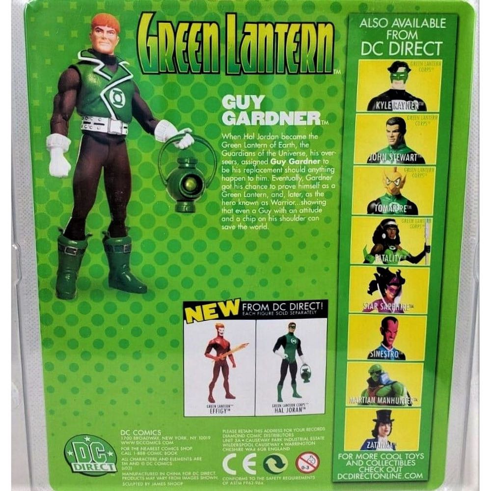 Green Lantern Guy Gardner - DC Direct (Green Lantern Corps) action figure collectible [Barcode 761941235998] - Main Image 3