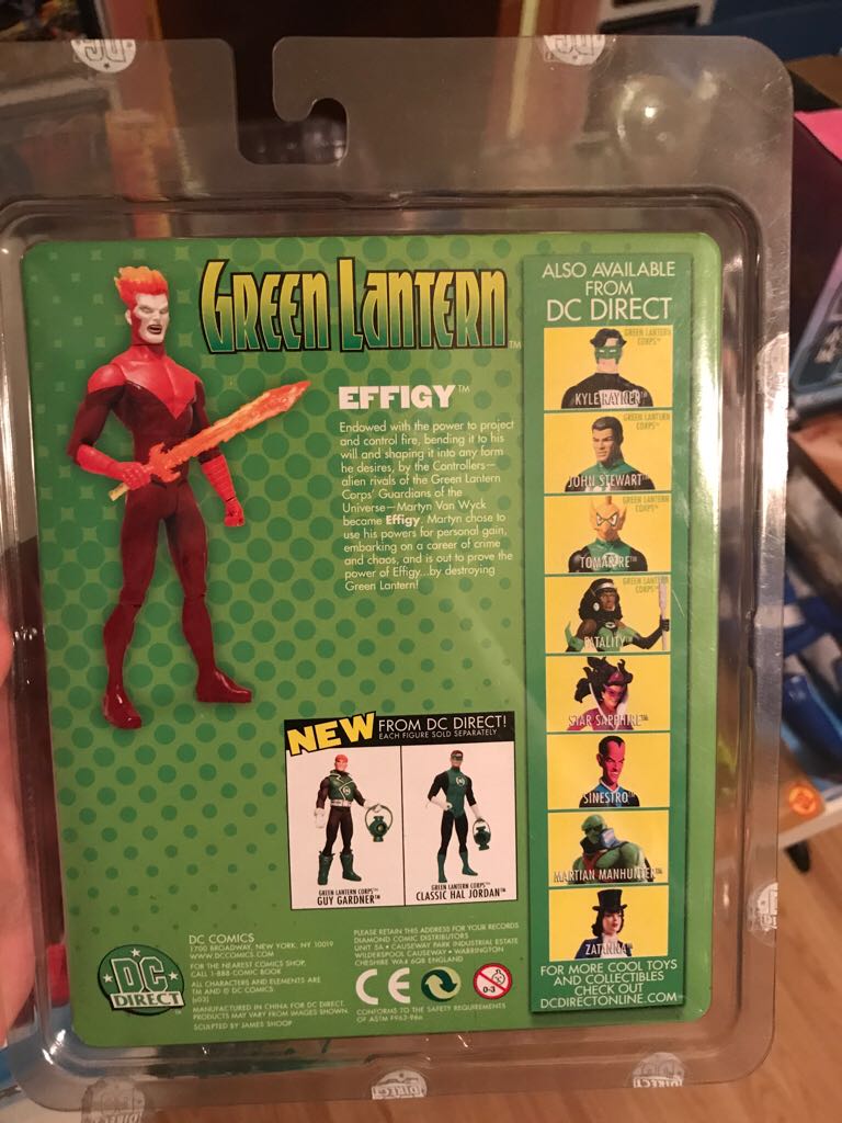 Green Lantern Effigy - DC Direct (DC Direct Green Lantern) action figure collectible [Barcode 761941236001] - Main Image 2