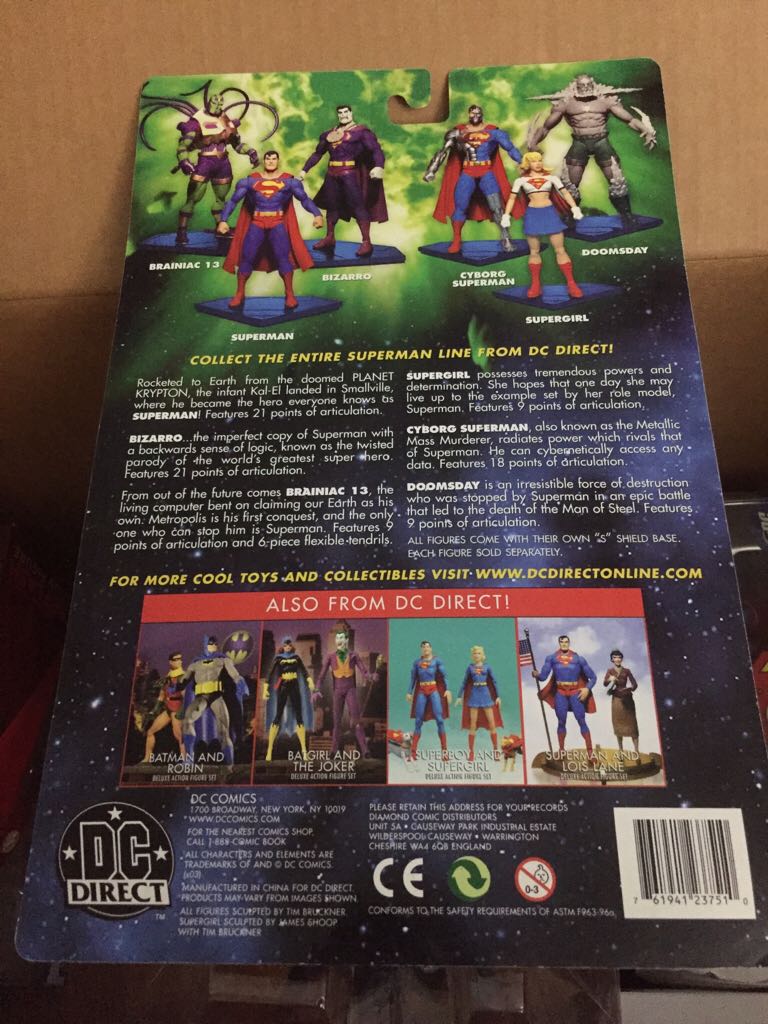 Supergirl - DC Direct (DC Direct Superman) action figure collectible [Barcode 761941237510] - Main Image 2