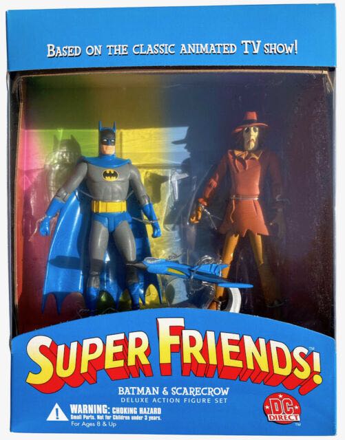 Super Friends! Batman & Scarecrow Deluxe Action Figure Set - DC Direct (DC Super Friends) action figure collectible [Barcode 761941238562] - Main Image 2