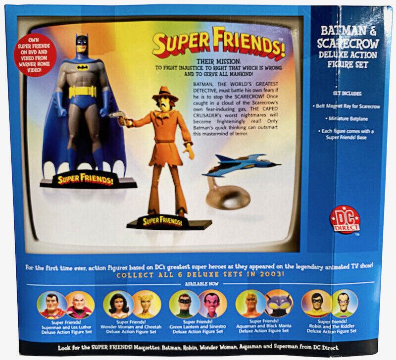 Super Friends! Batman & Scarecrow Deluxe Action Figure Set - DC Direct (DC Super Friends) action figure collectible [Barcode 761941238562] - Main Image 3