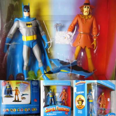 Super Friends! Batman & Scarecrow Deluxe Action Figure Set - DC Direct (DC Super Friends) action figure collectible [Barcode 761941238562] - Main Image 4