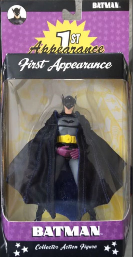 DC Direct First Appearance: Batman (from Detective Comics #27) Action Figure - DC Direct (DC 1st Appearance) action figure collectible [Barcode 761941240404] - Main Image 2