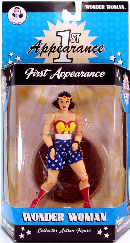 DC Direct First Appearance: Wonder Woman (from All Star Comics #8) Action Figure - DC Direct (DC 1st Appearance) action figure collectible [Barcode 761941240411] - Main Image 2