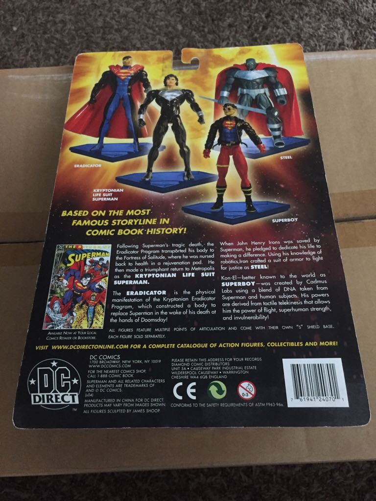 Superboy - DC Direct (The Return Of Superman) action figure collectible [Barcode 761941240701] - Main Image 2