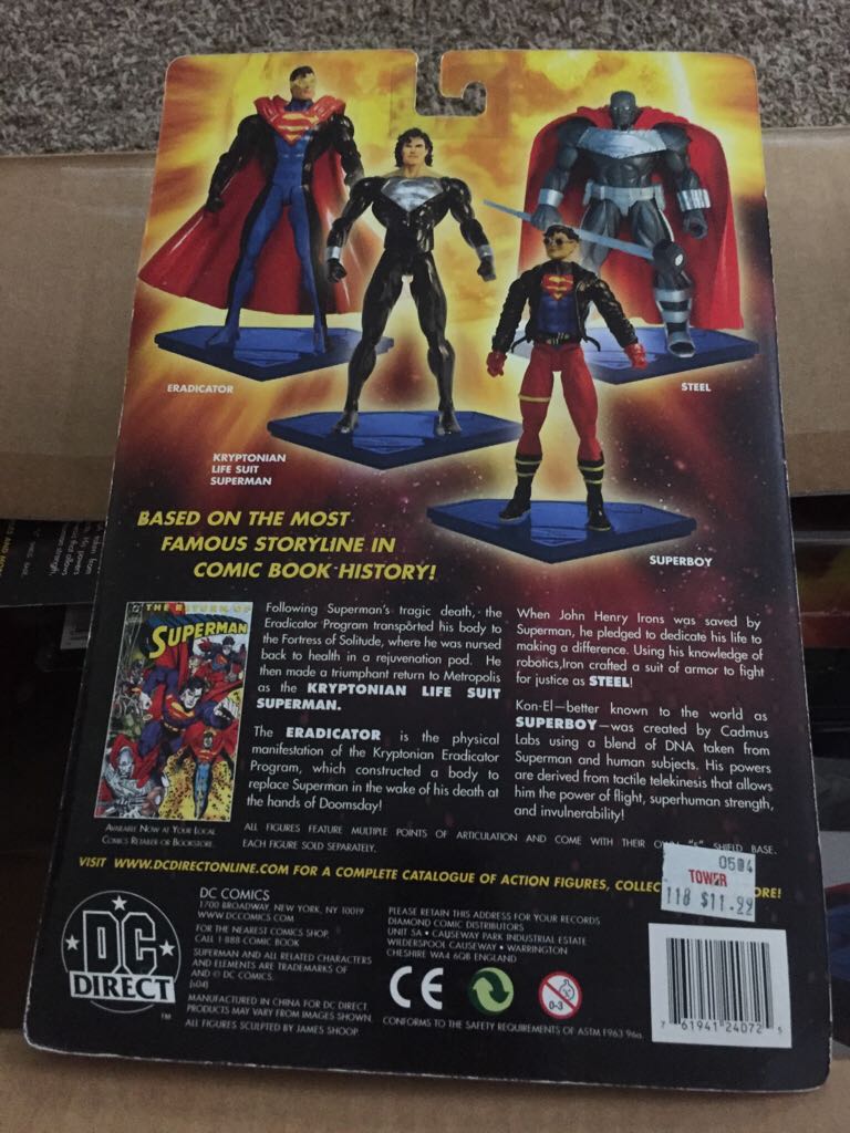 Superman Eradicator - DC Direct (Superman - Return of Superman) action figure collectible [Barcode 761941240725] - Main Image 2