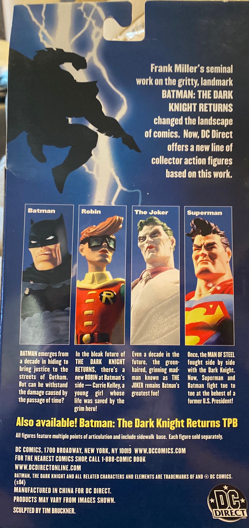 TDKR Batman - DC Direct (DC Direct Batman TDKR) action figure collectible [Barcode 761941242750] - Main Image 4