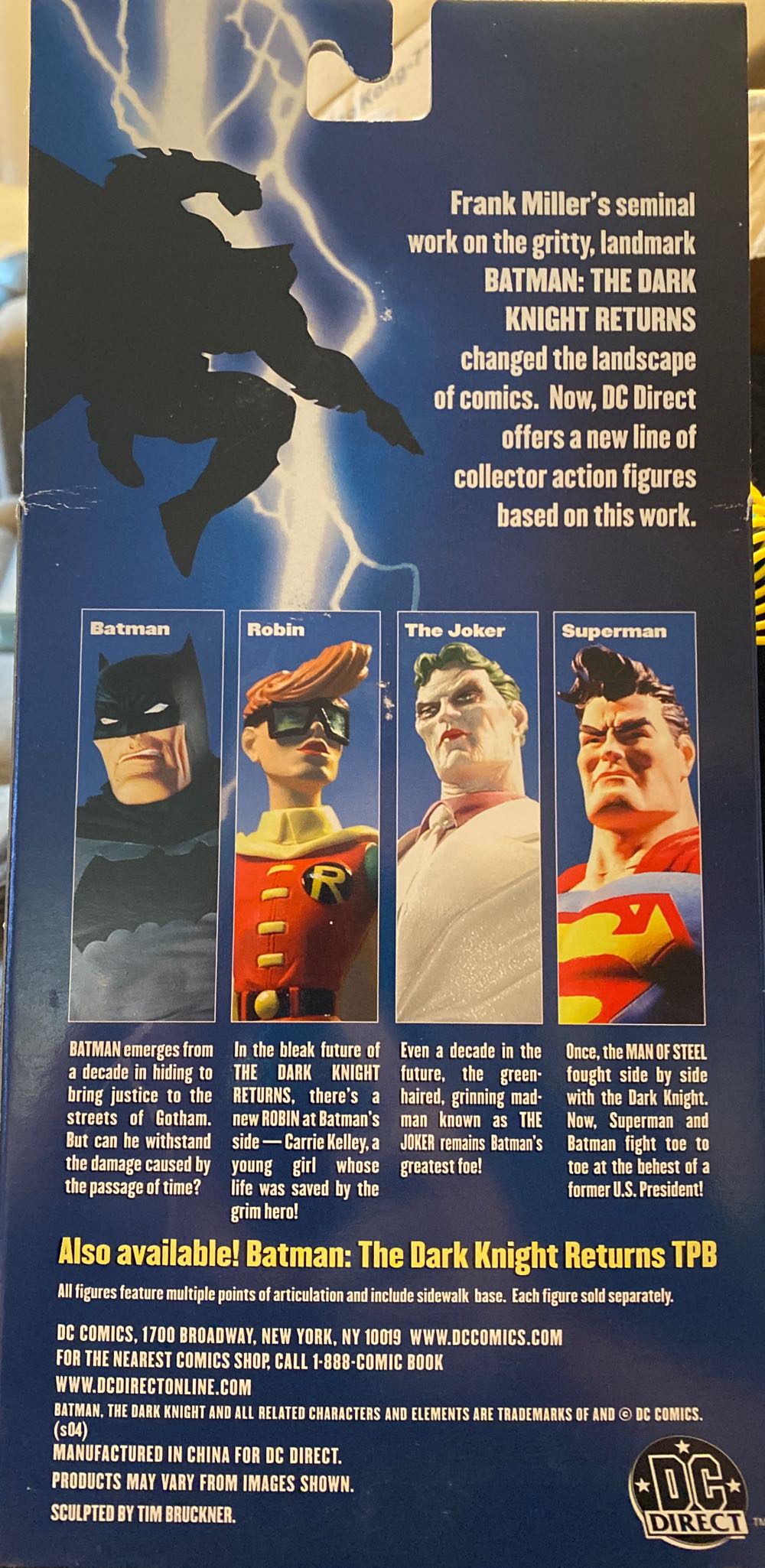 TDKR: The Joker - DC Direct (DC Direct Batman TDKR) action figure collectible [Barcode 761941242774] - Main Image 3