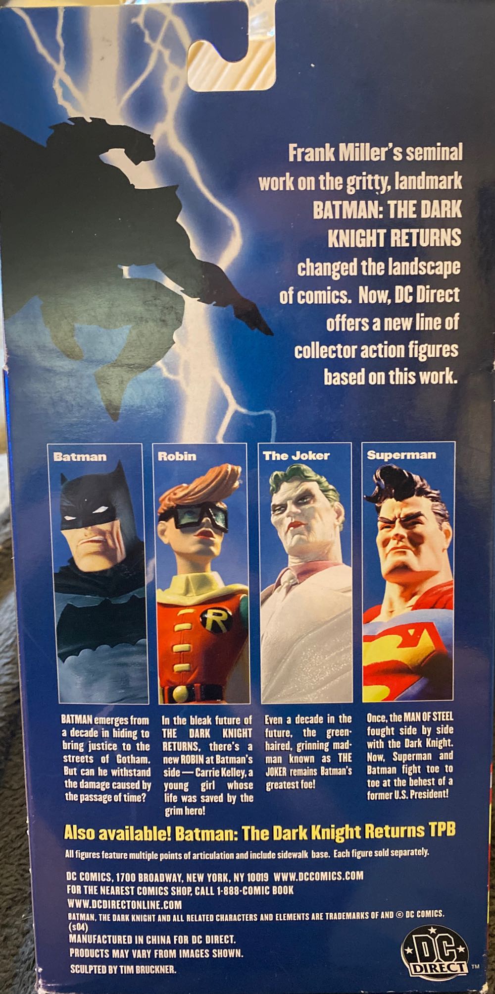 TDKR: Superman - DC Direct (DC Direct Batman TDKR) action figure collectible [Barcode 761941242781] - Main Image 3