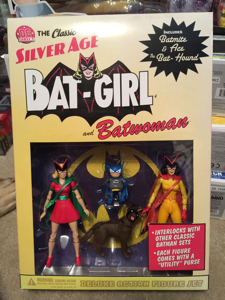 DC Direct The Classic Silver Age: Bat-Girl and Batwoman With Batmite & Ace The Bat-Hound Deluxe Figure Set - DC Direct (DC Classic Silver Age) action figure collectible [Barcode 761941242859] - Main Image 2