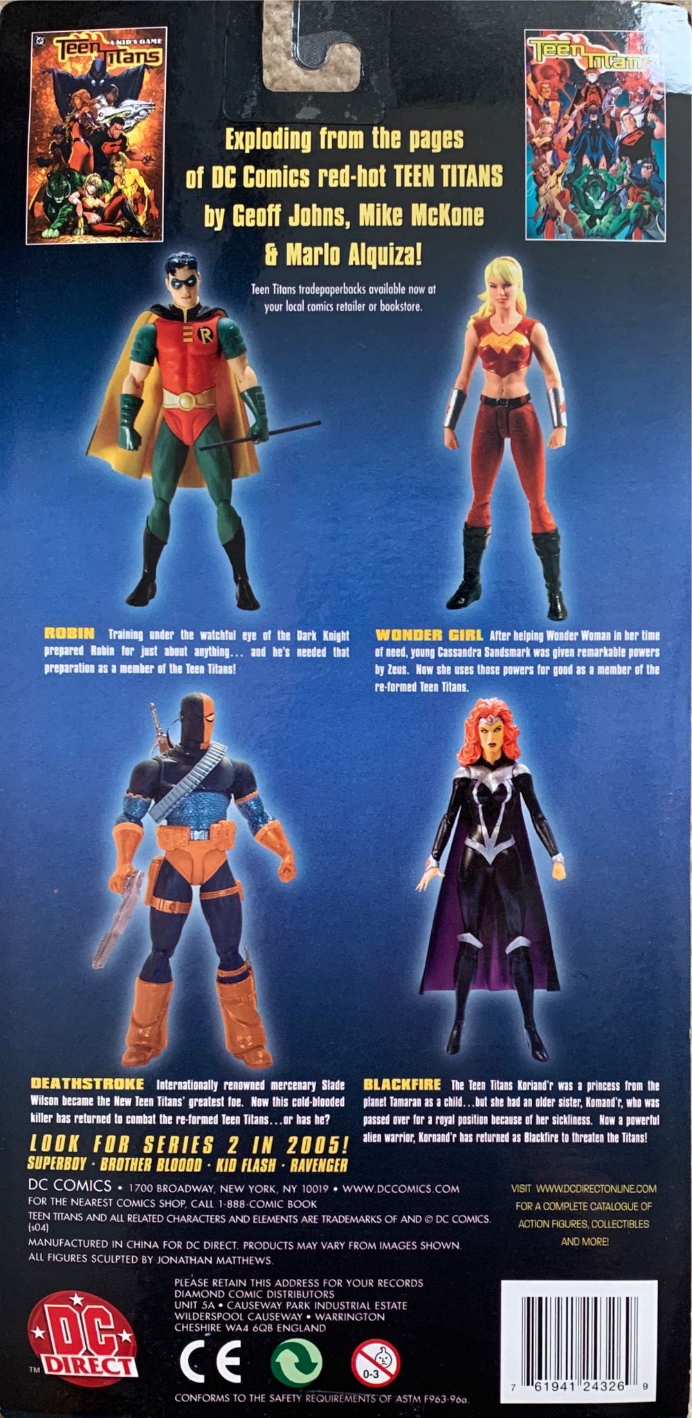 Wonder Girl - DC Direct (DC Direct Contemporary Teen Titans) action figure collectible [Barcode 761941243269] - Main Image 2