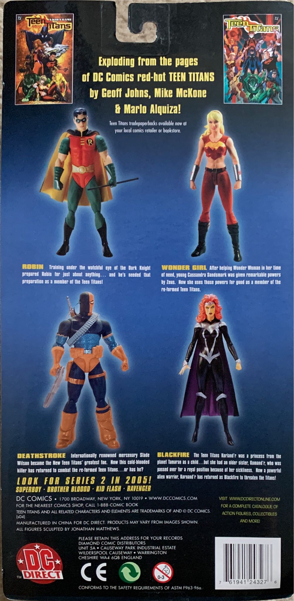 Robin - DC Direct (DC Direct Contemporary Teen Titans) action figure collectible [Barcode 761941243276] - Main Image 2