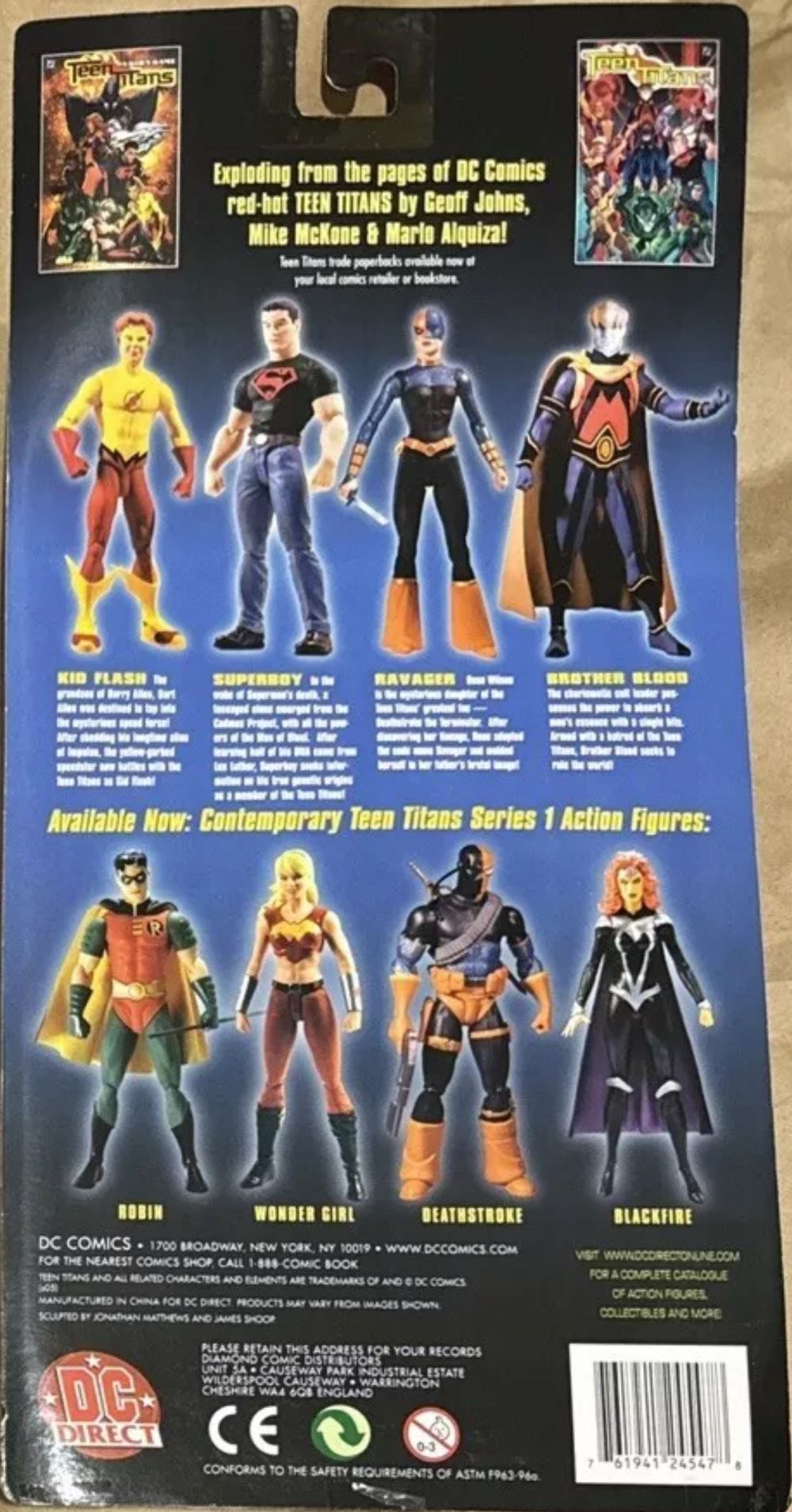 DC Direct Contemporary Teen Titans Superboy - DC Direct (DC Direct Contemporary Teen Titans) action figure collectible [Barcode 761941245478] - Main Image 3