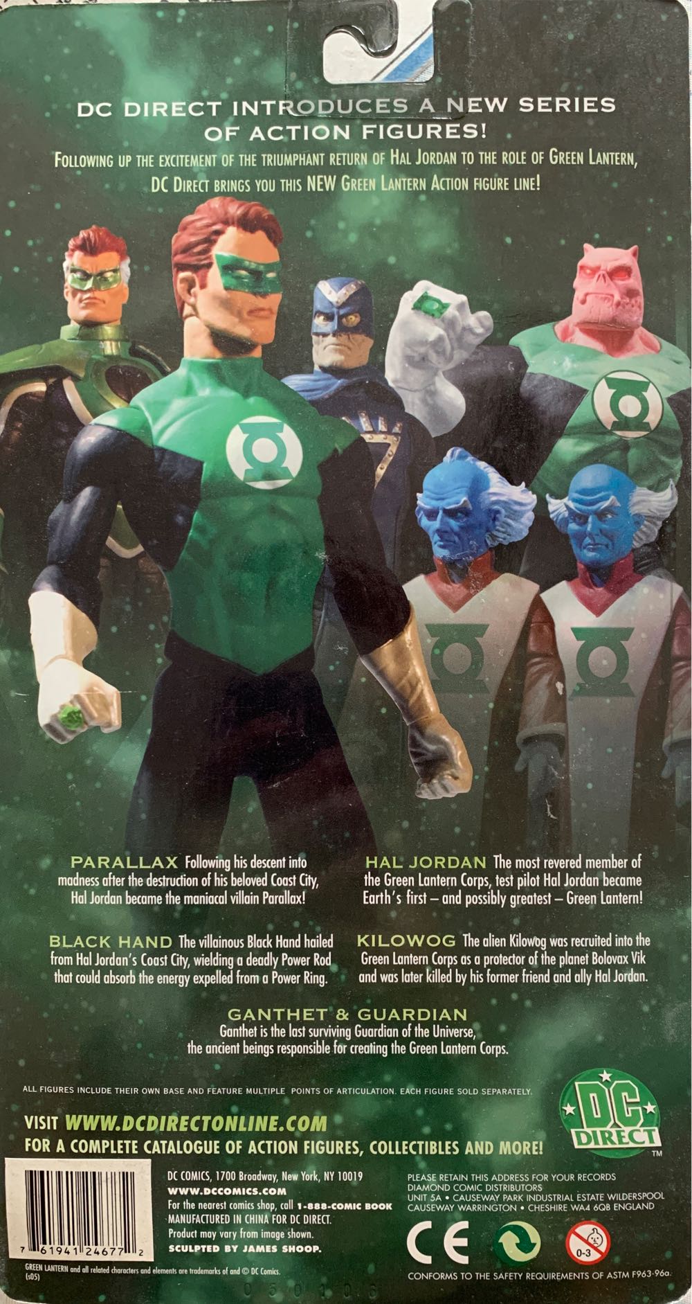 Green Lantern Series 1 - Parallax - DC Direct (DC Direct Green Lantern Series) action figure collectible [Barcode 761941246772] - Main Image 2