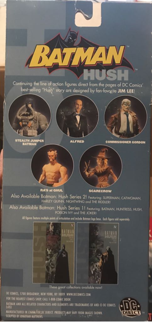 Hush Scarecrow - DC Direct (DC Direct Batman Hush) action figure collectible [Barcode 761941246949] - Main Image 2