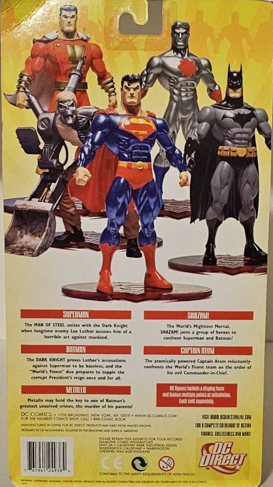 Superman The Man Of Steal - DC Direct (DC Direct Superman/Batman) action figure collectible [Barcode 761941249384] - Main Image 2