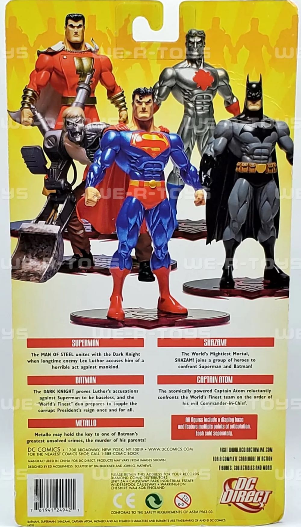 Captain Atom - DC Direct (Superman / Batman) action figure collectible [Barcode 761941249421] - Main Image 4