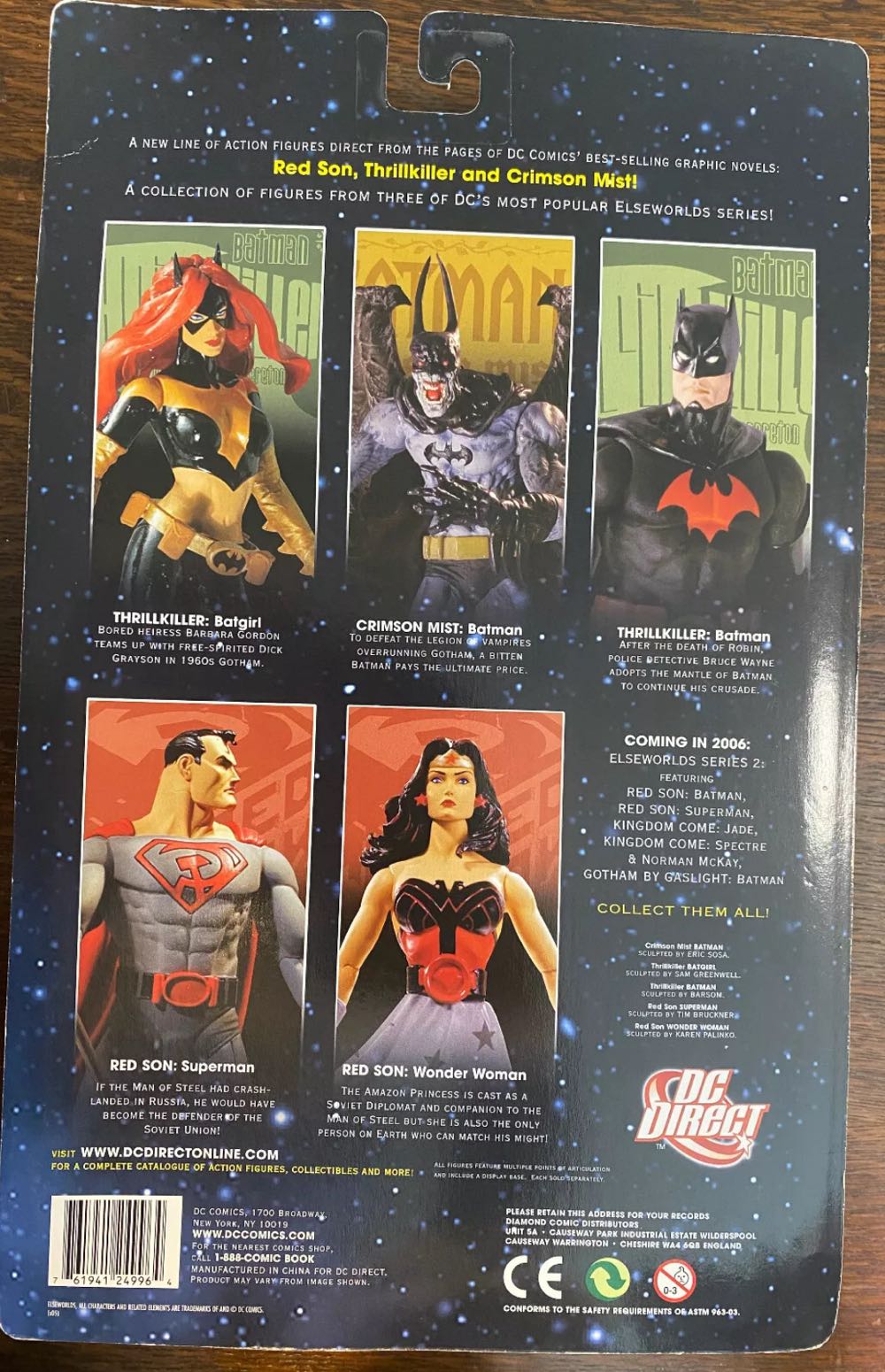 Red Son - Wonder Woman - DC Direct (Dc Direct Elseworlds Series) action figure collectible [Barcode 761941249964] - Main Image 4