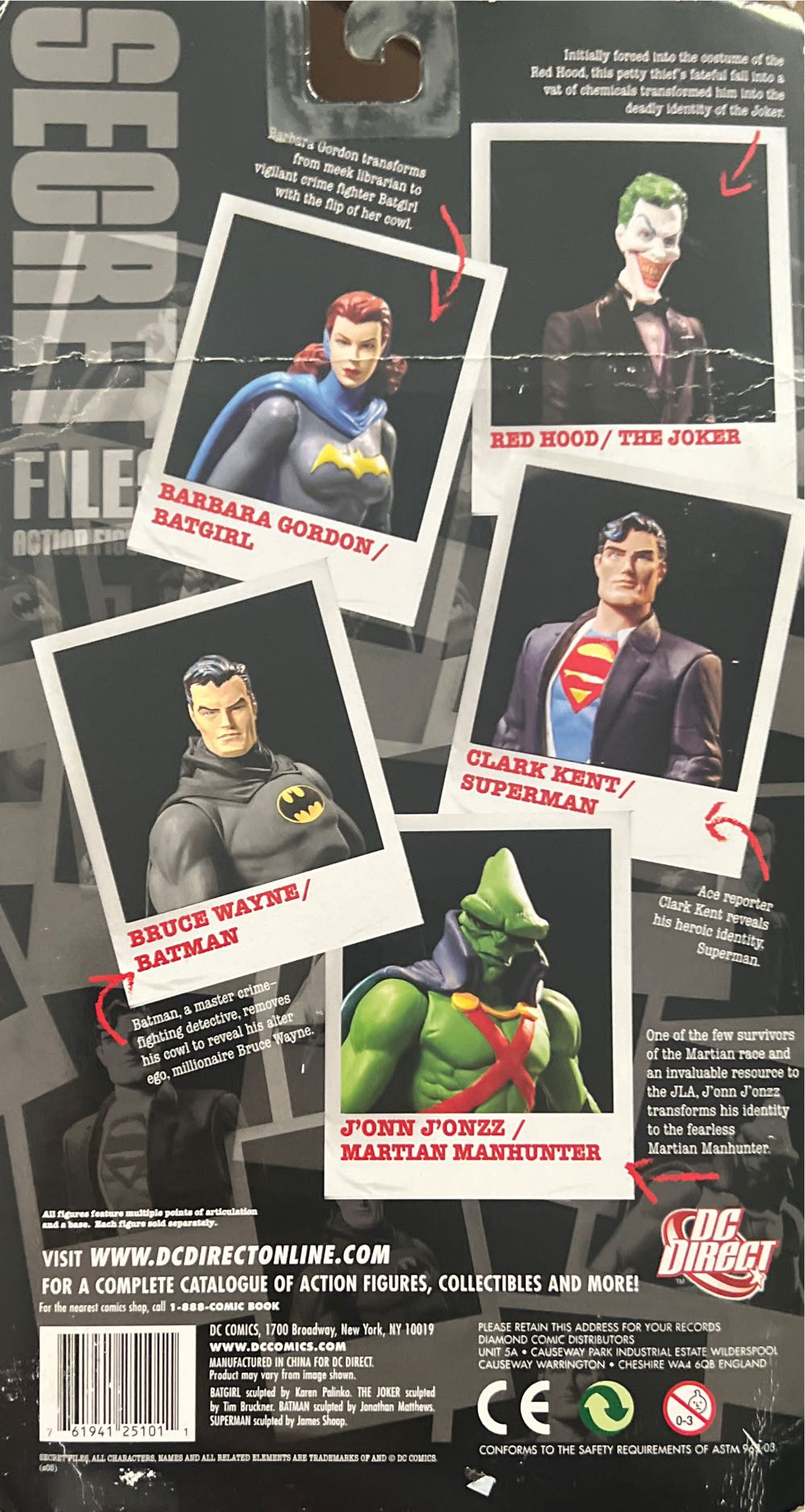 Superman UnMasked - Clark Kent/Superman - DC Direct (Unmasked) action figure collectible [Barcode 761941251011] - Main Image 2