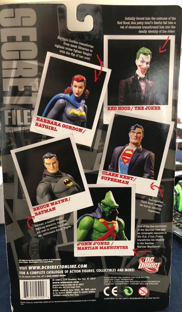 Unmasked Barbara Gordon/Batgirl - Diamond Comic Distributors (Dc Direct Unmasked) action figure collectible [Barcode 761941251028] - Main Image 2