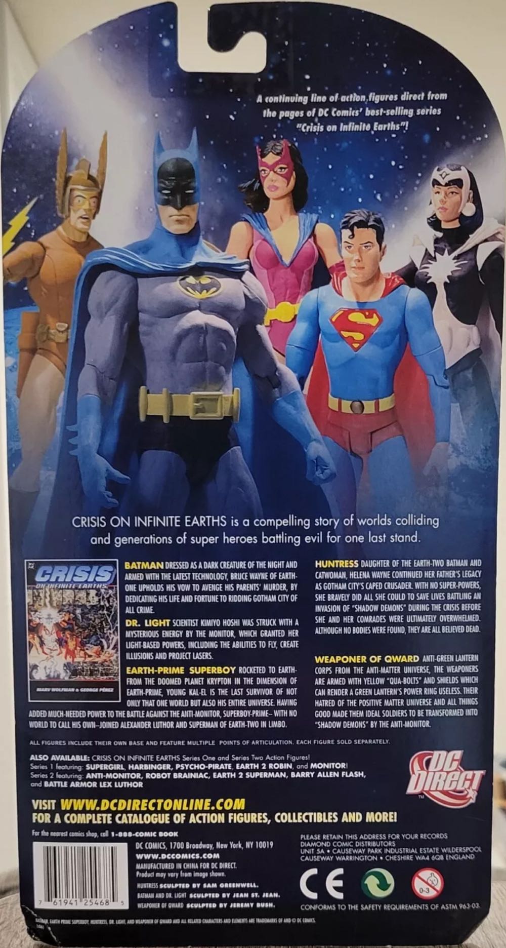 Batman - DC Direct (DC Direct Crisis On Infinite Earths) action figure collectible [Barcode 761941254685] - Main Image 3