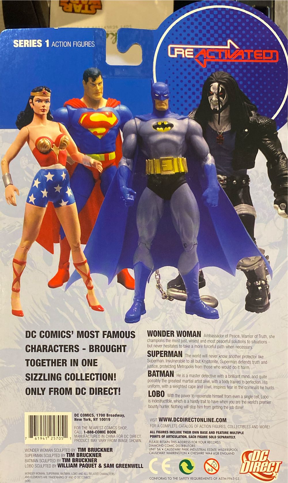 Reactivated Batman - DC Direct (Dc Direct Reactivated) action figure collectible [Barcode 761941257051] - Main Image 2