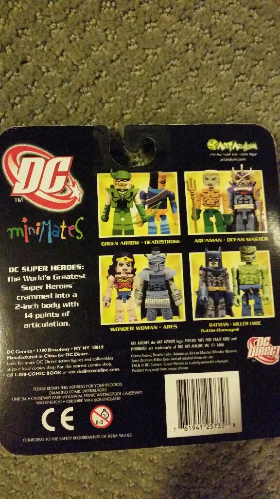 Aquaman & Ocean Master - Art Asylum (DC Universe Minimates Series: 3) action figure collectible [Barcode 761941257358] - Main Image 2