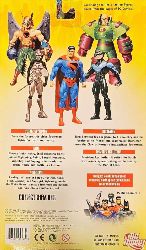 DC Direct Superman/Batman Public Enemies 2 Hawkman - DC Direct (Superman/Batman Public Enemies) action figure collectible [Barcode 761941257631] - Main Image 3