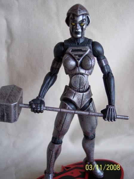 Steel [Natasha Irons] - DC Direct (Superman / Batman) action figure collectible [Barcode 761941257648] - Main Image 3