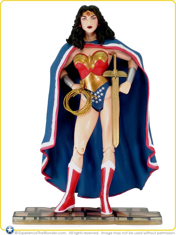 Wonder Woman w/cape  - DC Direct (DC Direct Infinite Crisis) action figure collectible [Barcode 761941259420] - Main Image 1