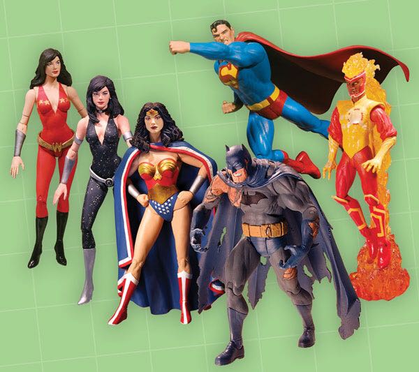Wonder Woman w/cape  - DC Direct (DC Direct Infinite Crisis) action figure collectible [Barcode 761941259420] - Main Image 2