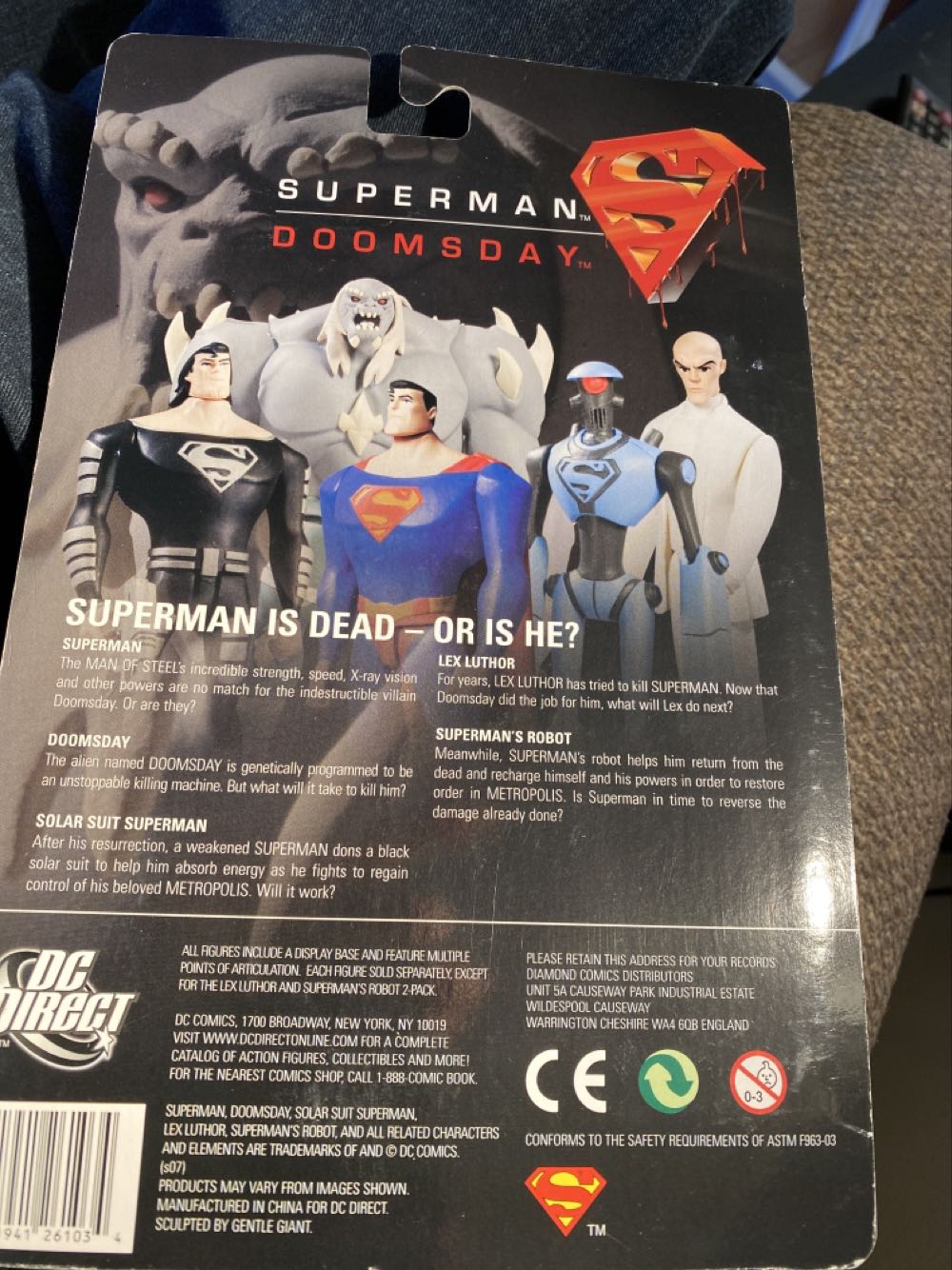 Superman DoomsdaybSolar Suit Superman - DC Direct (Superman | Doomsday) action figure collectible [Barcode 761941261034] - Main Image 2