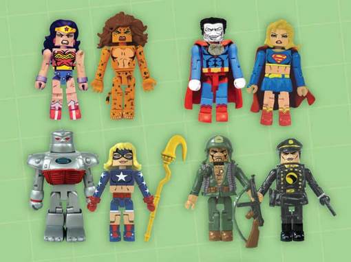 DC Minimates 6 Sgt. Rock & Blackhawk - Art Asylum (DC Minimates) action figure collectible [Barcode 761941264608] - Main Image 2