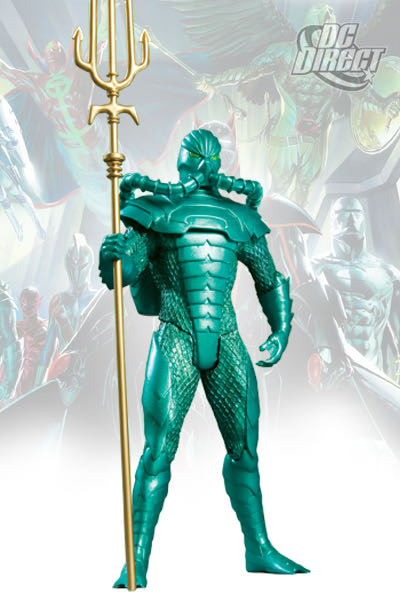 Aquaman [Armored] - DC Direct (Justice League - Alex Ross) action figure collectible [Barcode 761941265568] - Main Image 4