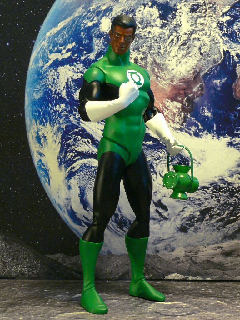 Green Lantern John Stewart - DC Direct (DC Direct Justice League Alex Ross) action figure collectible [Barcode 761941265575] - Main Image 2