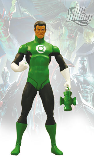 Green Lantern John Stewart - DC Direct (DC Direct Justice League Alex Ross) action figure collectible [Barcode 761941265575] - Main Image 4