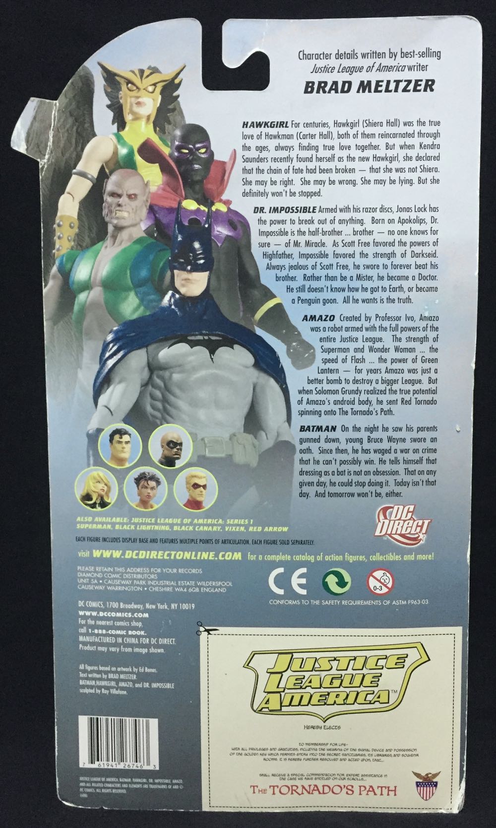 Justice League of America - Series 2 - Batman - DC Direct (DC Direct - Justice League of America) action figure collectible [Barcode 761941267463] - Main Image 2