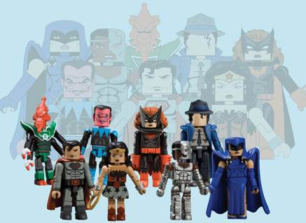 DC Minimates 8 Batwoman & Question - Art Asylum (DC Minimates) action figure collectible [Barcode 761941268507] - Main Image 2