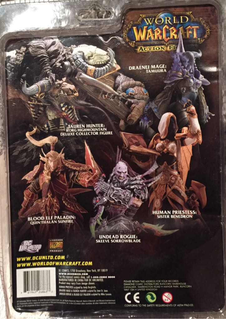 WOW Quin’Thalan Sunfire - DC Unlimited (World Of Warcraft) action figure collectible [Barcode 761941268637] - Main Image 2