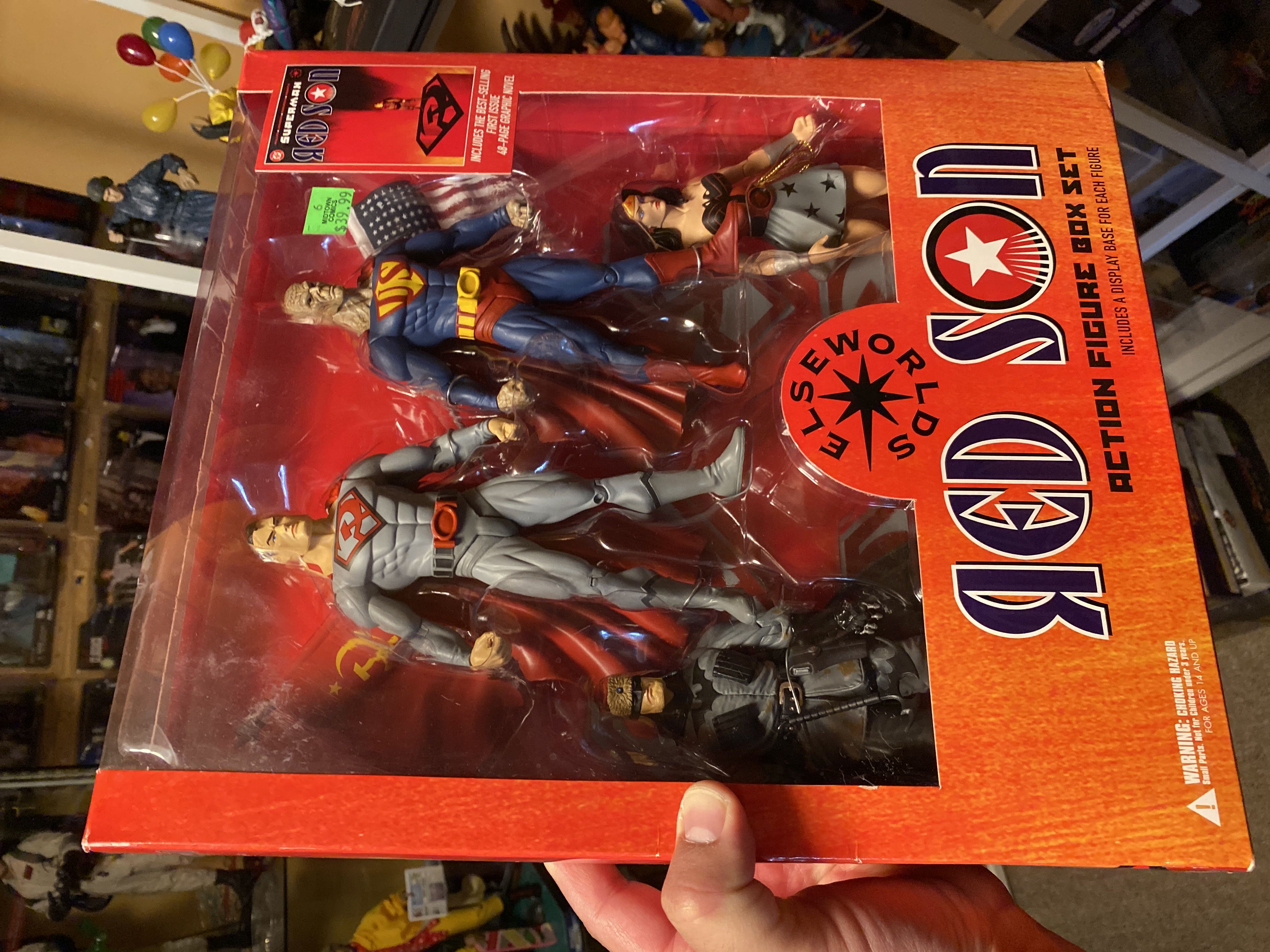 Elseworlds Red Son: Bizzaro, Superman, Wonder Woman, Batman - DC Direct (Elseworlds) action figure collectible [Barcode 761941268774] - Main Image 3