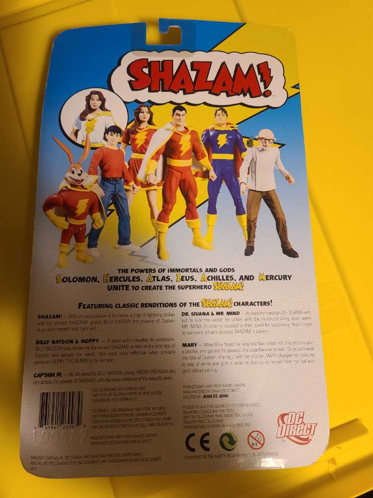 Billy Batson & Hoppy - DC Direct (DC Direct: Shazam! Action Figures) action figure collectible [Barcode 761941269979] - Main Image 2