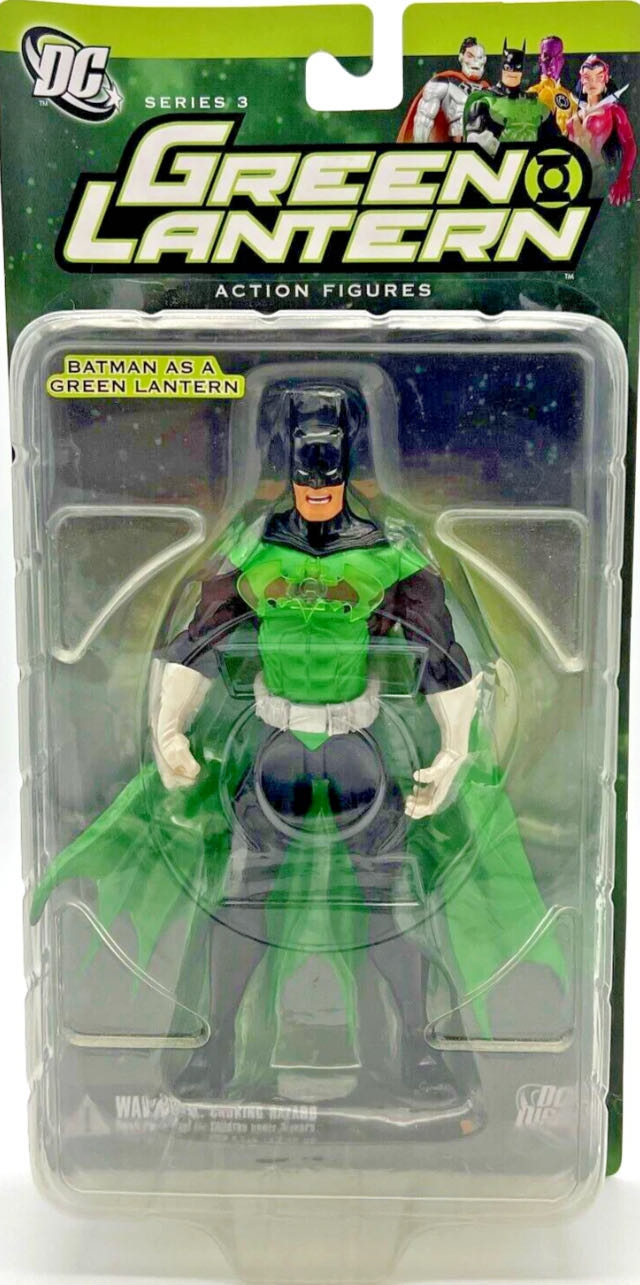BATMAN as a GREEN LANTERN action figure Series 3 DC Direct 2008 MOCcomics - DC Direct (Dc Direct) action figure collectible [Barcode 761941271651] - Main Image 3