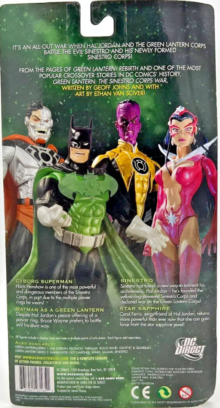 BATMAN as a GREEN LANTERN action figure Series 3 DC Direct 2008 MOCcomics - DC Direct (Dc Direct) action figure collectible [Barcode 761941271651] - Main Image 4