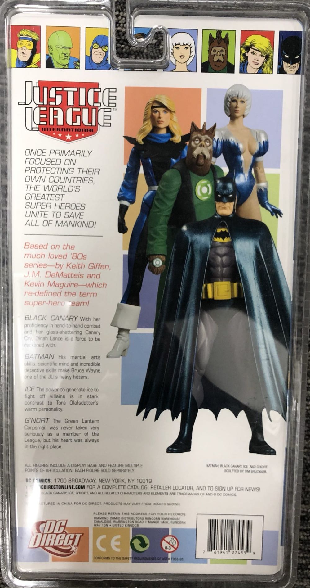 Black Canary - DC Direct (DC Direct Justice League International) action figure collectible [Barcode 761941274539] - Main Image 3