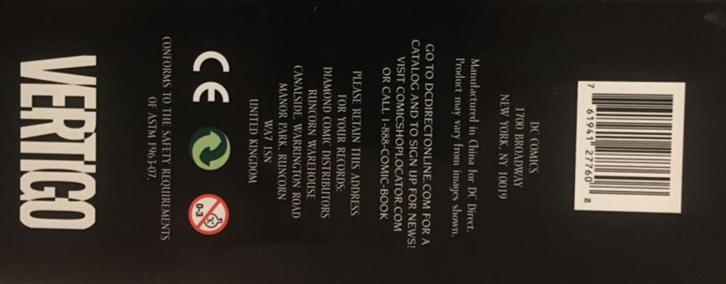 Vertigo - Sandman - DC Direct action figure collectible [Barcode 761941277608] - Main Image 2