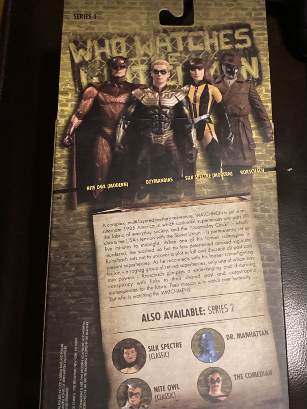 Rorschach (Unmasked) - DC Direct (Watchmen) action figure collectible [Barcode 761941279541] - Main Image 2