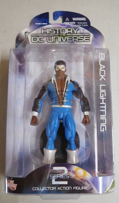 History of the DC Black Lighting - DC Direct (History Of The Dc Universe Series) action figure collectible [Barcode 761941281483] - Main Image 3
