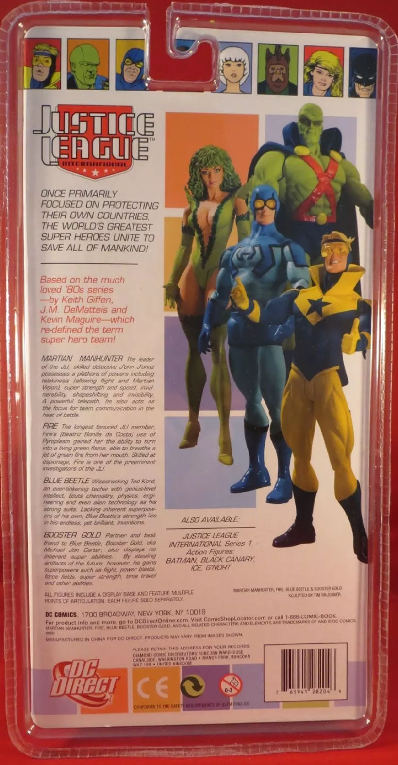 Justice League International - Series 2 - Ice - DC Direct action figure collectible [Barcode 761941282046] - Main Image 4