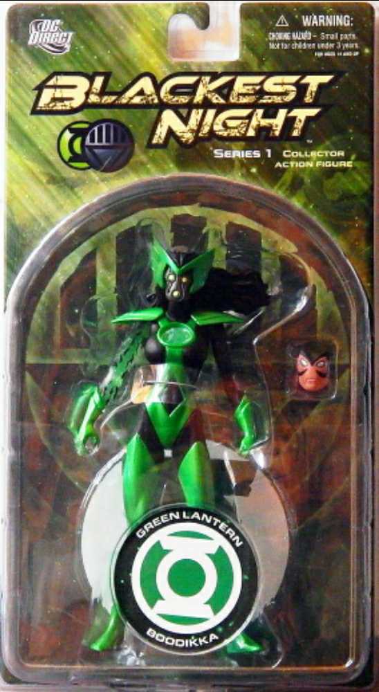 DC Direct Green Lantern Blackest Night Series 1 Action Figure Alpha Lantern Boodikka - DC Direct (Dc Direct Green Lantern Blackest Night Series) action figure collectible [Barcode 761941283036] - Main Image 3