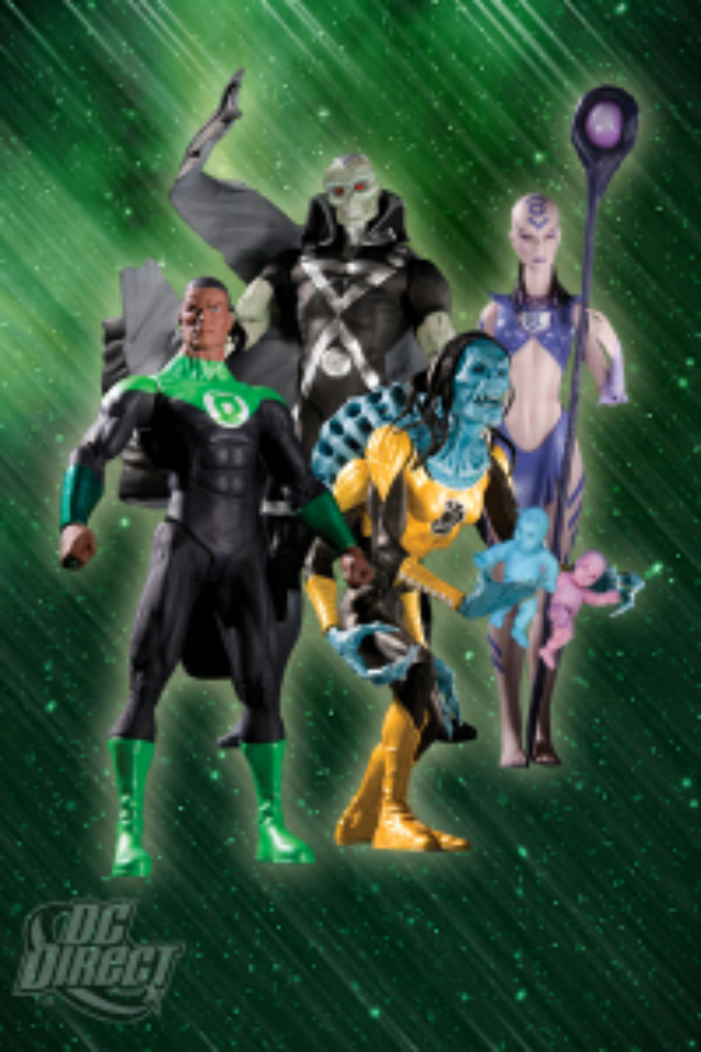 Indigo - DC Direct (DC Comics / Green Lantern / Blackest Night / Emotional Spectrum (Indigo Tribe - Compassion)) action figure collectible [Barcode 761941283395] - Main Image 2